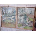 20th Century SchoolVillage scenesWatercoloursUnsigned66cm x 49cm