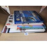 A quantity of books, military and aircraft related