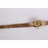 A 9ct gold Verity wristwatch, boxed