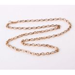 A 9ct rose gold chain, 9.6g