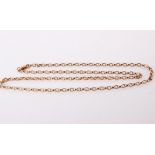 A 9ct rose gold chain, 10.7g