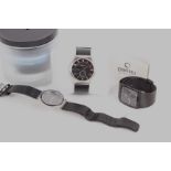 A Gentleman's Obaku wristwatch, two Bering wristwatches, with boxes, a Battle of Britain 75th