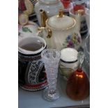 Assorted modern ceramics and decorative items