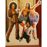 Spice Girls Pepsi promotion cut-out, with individual signatures