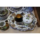 A quantity of 19th/20th Century ceramics to include Isle of Wright pottery, Denby stoneware,