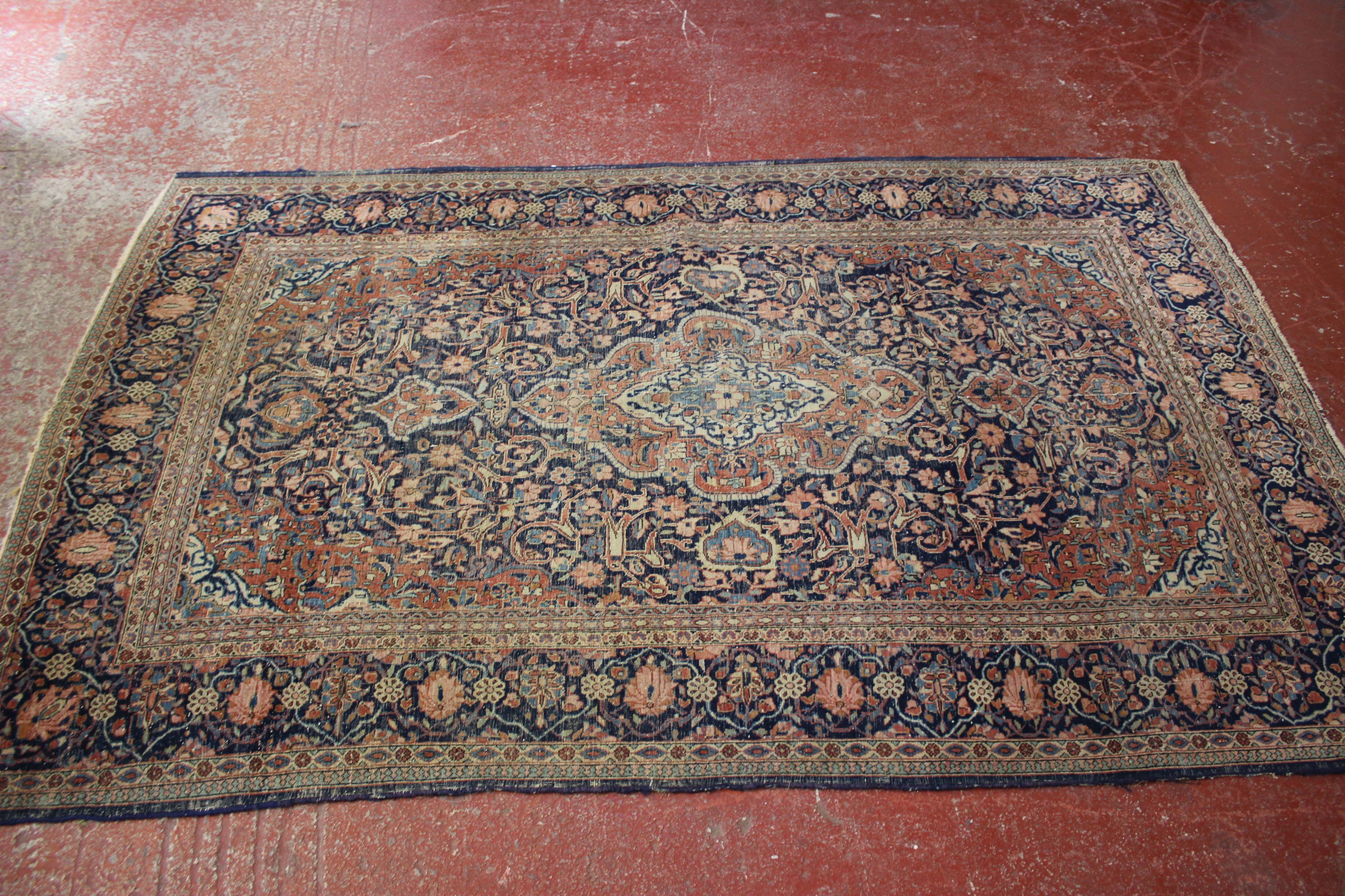 A Middle Eastern carpet (faded)200 x 130cm