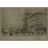 William Walcot (1874-1943)'Liverpool'EtchingSigned in pencil to the margin10.7cm x 16cm