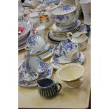 A mixed lot of ceramics and glassware to include Duchess china, Bohemia glassware etc