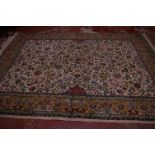 A Tabriz carpet 305 x 220cm
