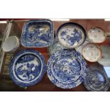 A quantity of Oriental china and 18th and 19th century ceramics