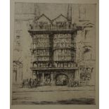 Lambert (Terence Henry) (1891- ) St Bartholomews Gate one signed and titled in pencil, six