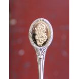 Silver: A case set of The Royal Horticultural Society Flower Spoons. each spoon at 25.5g (12)