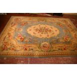 An Aubusson style floral carpet 360 x 270cm