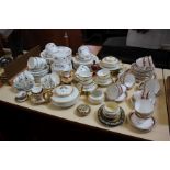 A mixed lot of ceramics to include a Frank Haviland Limoges part coffee service and other part