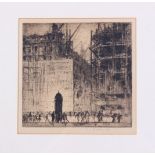 Sir Frank Brangwyn R.A (1867-1956)'The Paris Bourse'EngravingSigned in pencil to the margin19cm x