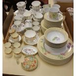 Part tea sets to include Royal Albert