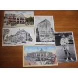 A Mixed lot of Postcards/Stamps and First Day Covers