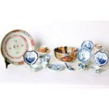 Chinese ceramics including mainly blue and white including a Jumping Boy saucer