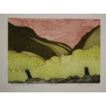 John BrunsdonRugged Farmland Aquatint, 123/150, Signed lower right22.5 x 29cm