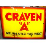 A vintage advertising sign Craven 'A'