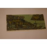 Ross AbramsCala-Deya IIWoodcut print, 40/50,signed and dated 1969-919 x 41cm Together with two