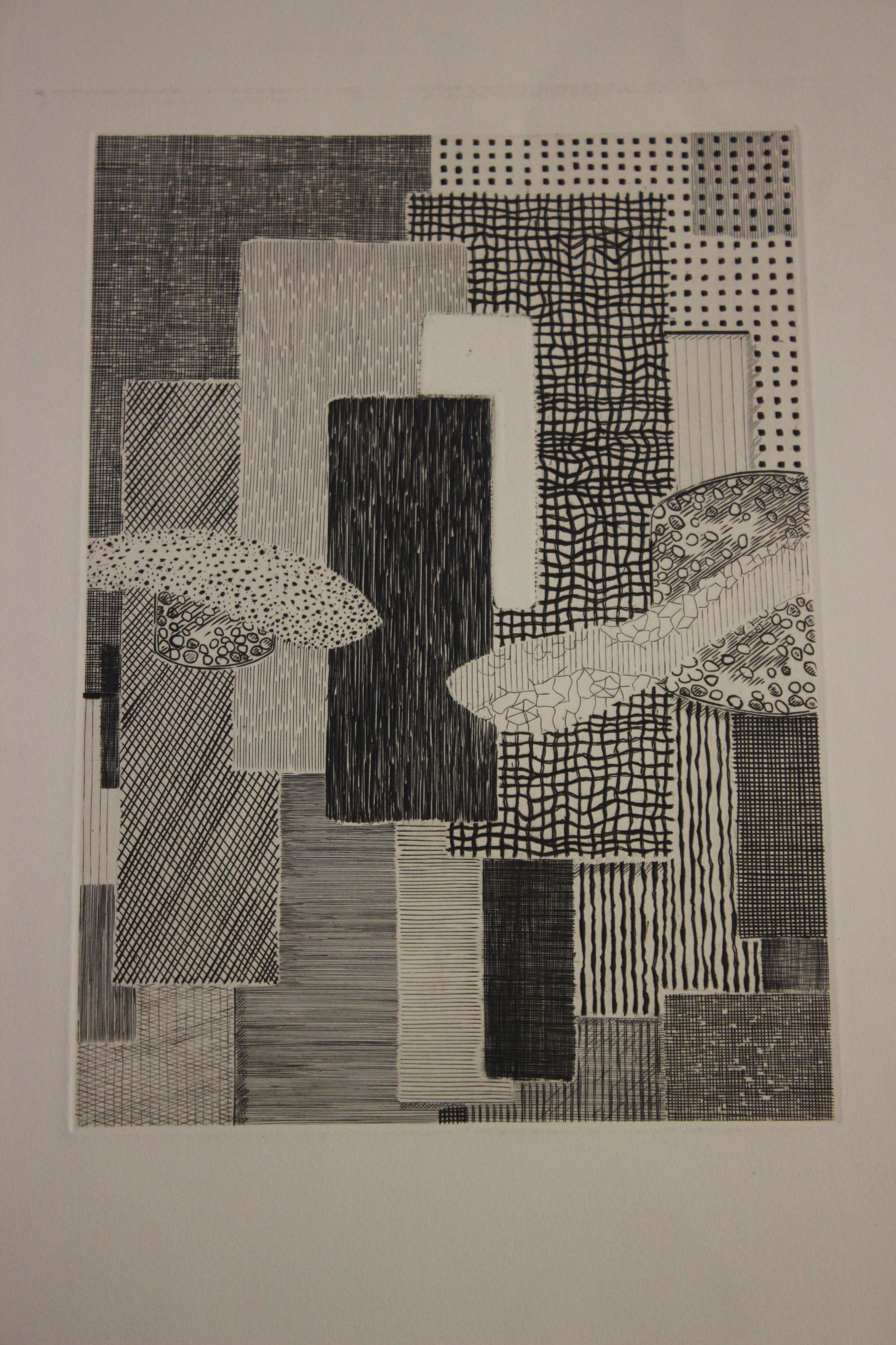 Roger Viellard CompositionEtching25 x 18cm, dated sub verso 1962