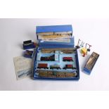 A Hornby Dublo Tank Goods Train Set, no. EDG 17, in original fitted box together with D1 island