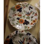 A Minton's part dinner service and a Victorian part fruit service