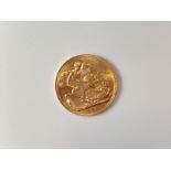 George V gold sovereign, year 1925