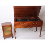 A Period High Fidelity Hi Fi system with a Garrard 86 mark 2 drive Hitachi deck and two speakers