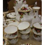 A Royal Albert 'Old Country Roses' part dinner and tea set (qty)