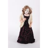 A Unique One-Off Collection of Four 'Celebrity' Hand Made Cloth Character Dolls including Bette