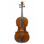 * An English Violin, attributed to and probably made by Alfred Ebsworth Hill, London circa 1880,