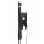 * A Very Fine French Silver-Mounted Violin Bow by E. Pajeot Unstamped Round stick Weight: 59g Sold
