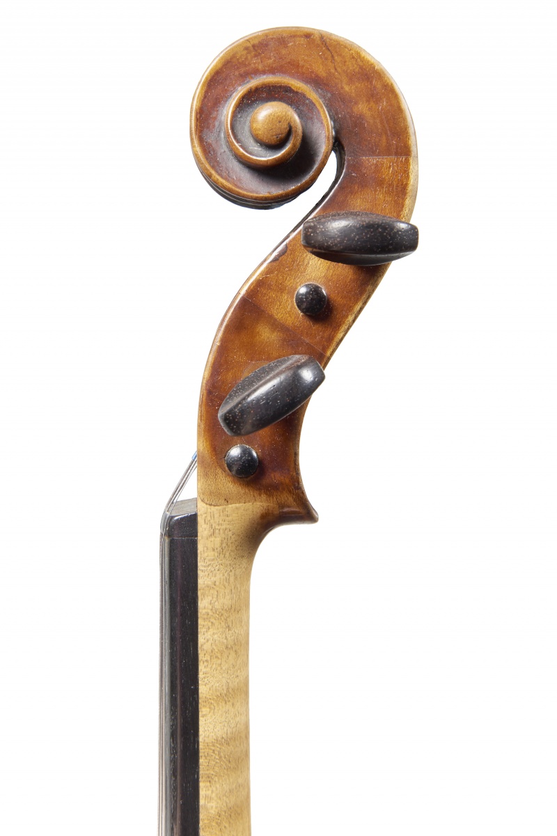 An English Violin by John Betts, London circa 1805 Labelled: Nicolas Amatus.... Length of back: - Image 3 of 3