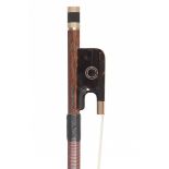 A Gold and Tortoiseshell-Mounted Cello Bow by Garner Wilson Stamped: Garner Wilson Octagonal stick