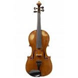 An Italian Violin by Umberto Muschietti, Udine 1931 Bearing the manuscript label: Umberto