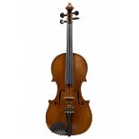 A French Violin, circa 1930 Labelled: Atelier Rene Mauchal, Rue Generaux Morris - Alger, 115, 1930,