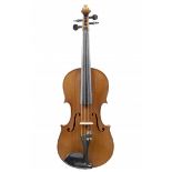 A French Violin, attributed to Albert Caressa, Paris circa 1920 Unlabelled Length of back: 353mm