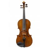 An English Violin by William Luff, London 1966 Labelled: William H. Luff, Maker, London 1966 Length