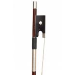 An Englsih Silver-Mounted Violin Bow by W. E. Hill & Sons Stamped: Hill Further stamped on