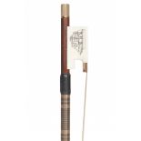 A Gold and Ivory-Mounted Viola Bow by Michael Taylor for Ealing Strings