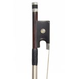 A Very Fine French Silver-Mounted Violin Bow by J. Henry Stamped: Henry a Paris Round stick Weight: