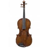 * An Italian Violin, School of Gagliano, Naples first half of the nineteenth century Labelled: Carlo