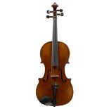 A French Violin by Gustave Vuillaume, Nancy 1926 Bearing an original label dated 1926 Branded below