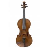 * A Fine Violin by Paul Bailly, 1890, after del Gesu Bearing an original label numbered 673 and