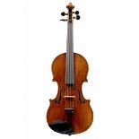 An Interesting Violin, possibly Italian circa 1900 Labelled: Carolus Antonius Tanegia, fecit in Via