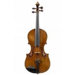 An Interesting Italian Violin, School of Marche circa 1750 Unlabelled Length of back: 360mm Minor