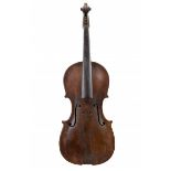 A Viola, School of Fussen, circa 1760 Unlabelled Length of back: 421mm The later scroll Repairs to