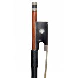 * A Swiss Silver-Mounted Viola Bow by Finkel Stamped: ...kel(?) Octagonal stick Weight: 66g Wear